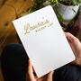 Personalised Bucket List Foil Notebook, thumbnail 1 of 8