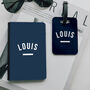 Navy Personalised Passport Cover, thumbnail 1 of 3