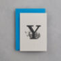 Y Is For Yak, Alphabet Card, thumbnail 1 of 2