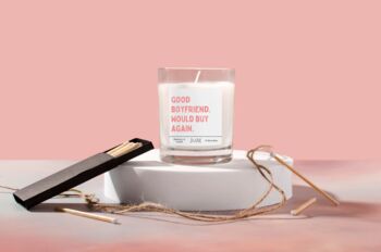 Good Boyfriend Funny Candle Gift For Him, 2 of 6
