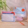 Academic Year Desk Calendar 2024 2025 | Tidal Waves, thumbnail 1 of 6