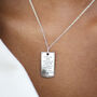 Milestone Wedding Anniversary Sterling Silver Necklace, thumbnail 1 of 6