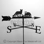 Fox And Badger Weathervane, thumbnail 2 of 8