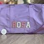 Personalised Patch Duffle/Weekend Bag With Patch Letters, thumbnail 2 of 6