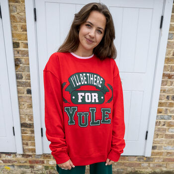 I'll Be There For Yule Women's Christmas Jumper, 6 of 9