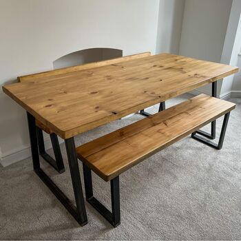 Sleek And Slender Handmade Dining Table, 2 of 2