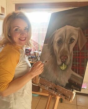 Personalised Pet Portrait Painting In Watercolour, 4 of 4
