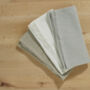 Set Of Grey Linen Napkins, thumbnail 9 of 11
