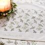 Christmas Table Place Mats Green Mistletoe Four Pack, thumbnail 2 of 3