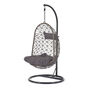 Rattan Wicker Outdoor Hanging Cocoon Egg Swing Chair, thumbnail 1 of 8