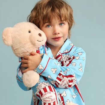 Pop Joy Boys Pyjama Set With Matching Teddy Bear, 5 of 5