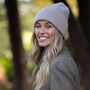 Cashmere Ribbed Beanie, thumbnail 9 of 10