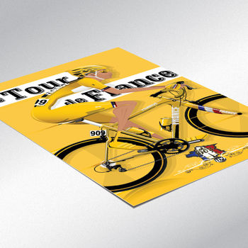 Cycling Grand Tour Posters, Tour De France, 6 of 10