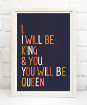 King And Queen Print, 6 of 9