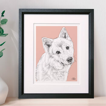 Personalised Pet Dog Lover Portrait, 3 of 12