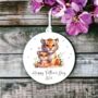 Personalised Tiger And Child Father's Day Decoration, thumbnail 1 of 2