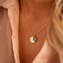 Emma Initial And Birthstone Personalised Necklace, thumbnail 3 of 8