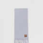 Cosy Blue Boucle Scarf, thumbnail 3 of 5