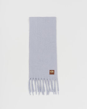 Cosy Blue Boucle Scarf, 3 of 5