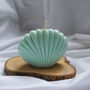 Shell Soy Wax Candle Handmade With Love, thumbnail 7 of 8
