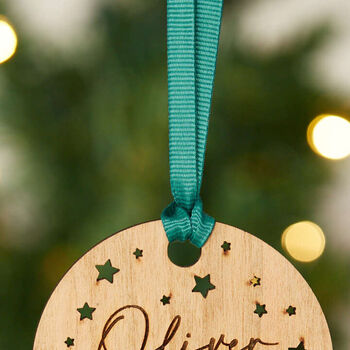 My First Christmas Wooden Hanging Decoration, 3 of 4