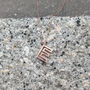 Personalised Rose Gold Initial Letter Charm Necklace, thumbnail 5 of 10