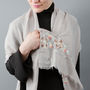 Personalised Embroidered Floral Scarf, thumbnail 9 of 12