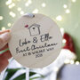 New Home House Wooden Christmas Decoration, thumbnail 3 of 6