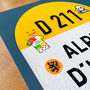 Personalised Cycling Road Sign, Alpe D’huez Art Poster, thumbnail 9 of 9