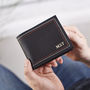 Personalised Leather Wallet With Triple Stitch, thumbnail 3 of 7