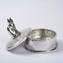 Personalised Engraved Cat Pewter Trinket Box Gift, thumbnail 4 of 8