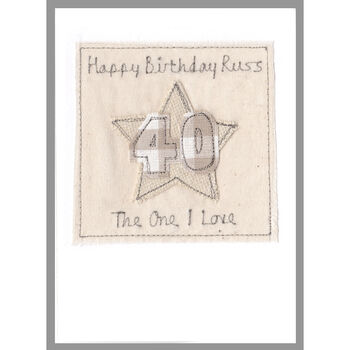 Personalised 21st Birthday Star Card For Him, 7 of 8