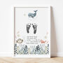 'Sea Friends' Inkless Hand And Footprint Keepsake Certificate Kit, thumbnail 2 of 5