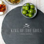 Mens Large 'King Of The Grill' Serving Board, thumbnail 1 of 4
