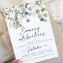 Autumn Willow Wedding Evening Invitation, thumbnail 1 of 4