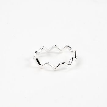 Ripple Wave Ring, 3 of 5