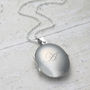 Solid Sterling Silver Locket, thumbnail 1 of 6
