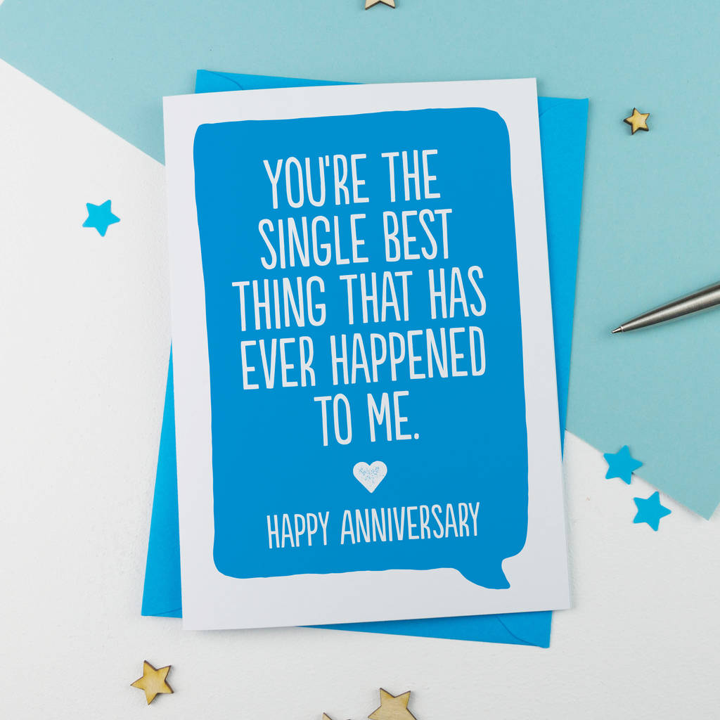 Personal Message Anniversary Or Valentines Card By A is for Alphabet