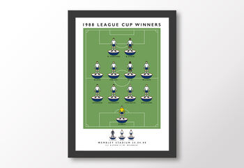 Luton Town 1988 League Cup Poster, 8 of 8