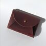 Handmade Leather Personalised Card Purse/Wallet, thumbnail 5 of 7