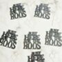 25 X Halloween Confetti, Here For The Boos, Ghost, Halloween Party Decor, thumbnail 2 of 5