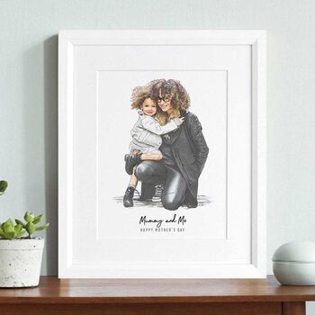 Mummy And Me Detailed Illustration For Mother's Day, 2 of 12