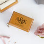 Personalised Double Wedding Ring Wooden Box, thumbnail 2 of 7