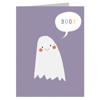 Mini Ghost Greetings Card, 2 of 5