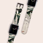 Tropical Abstract Vegan Leather Apple Watch Band, thumbnail 1 of 6