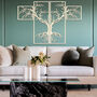 097 Dry Tree Stained Wood Wall Art Home Decor, thumbnail 4 of 10