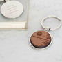 Personalised Wooden Death Star Keyring, thumbnail 1 of 2