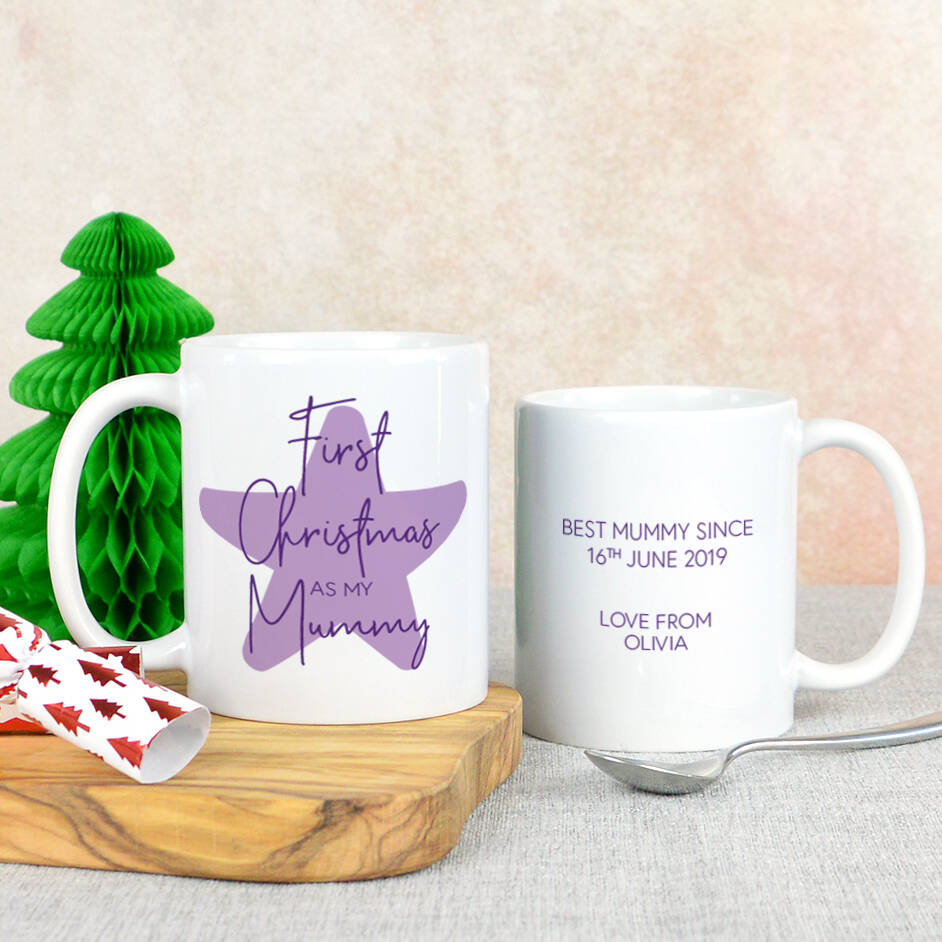 Mummy First Christmas Mug, 1 of 4