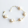 Hand Wrapped Fresh Water Pearl Bracelet, thumbnail 3 of 7