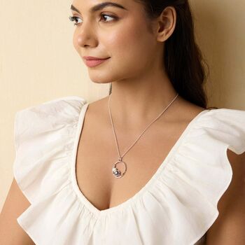 Organic Pearl Duo Pendant, 2 of 7